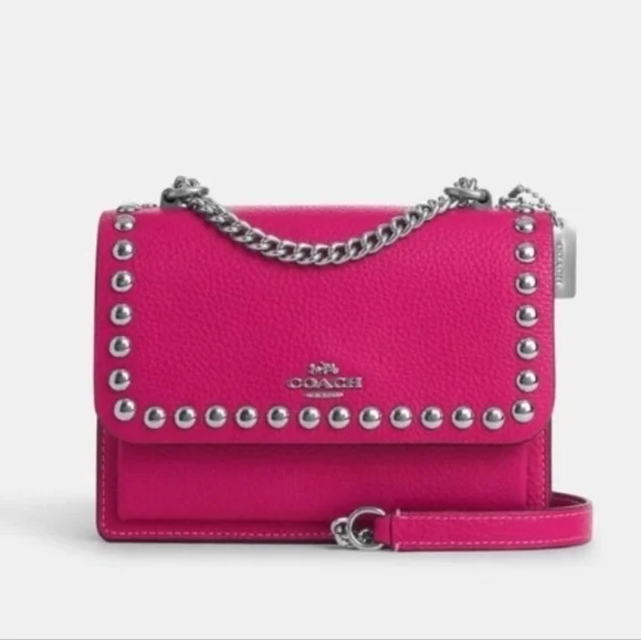 NWOT Coach Mini Klare Crossbody Bag With Rivets - Picture 1 of 17